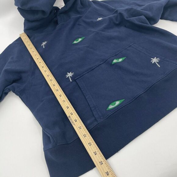 SR x Sandrine Rose x Free People Womens Jacket XS Palm Tree Hoodie Sweater - Picture 14 of 15